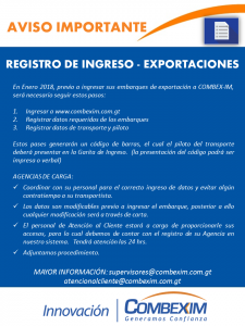 Pase de Ingreso Exportaciones 3